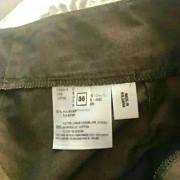 Laurel Pants Metallic Sheen Retro Wide  Leg Button Accent Bronze - Picture 9 of 12